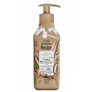EVA OPTIMUM CARE RECIPE MOCHA SCENT AGE DEFYING BLEND — LOTION FOR NORMAL SKIN 370 ML